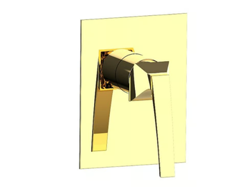 LUCE 84016 - Recessed single handle shower mixer by Rubinetterie Frattini - view 3
